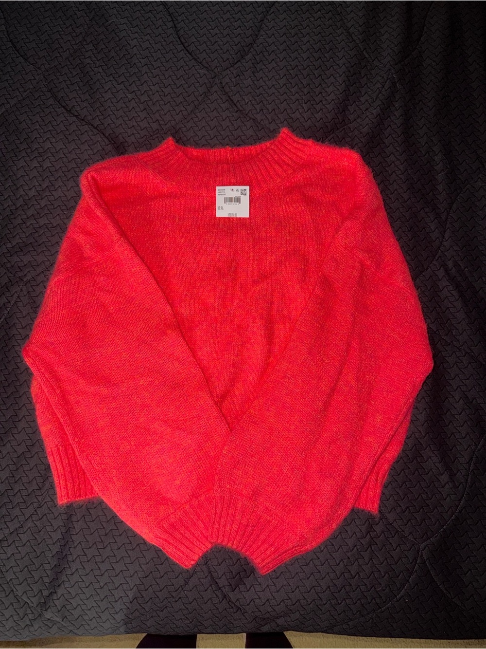 American Eagle Outfitters Bright Red Cowlneck Sweater